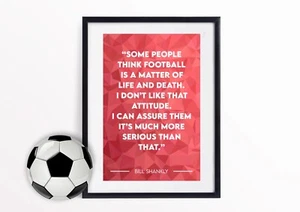 8 x 6" Bill Shankly Print - Liverpool Print - Football Print - LFC - Quote - Picture 1 of 1