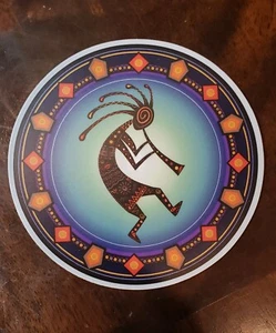 Kokopelli Southwest blickdichte Aufkleber UV-beständiges Vinyl 3 Zoll - Bild 1 von 1
