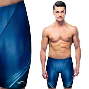 Performance Swim Jammers Men's Blue, Large, Comfortable for Competitive Swimming - Picture 1 of 8