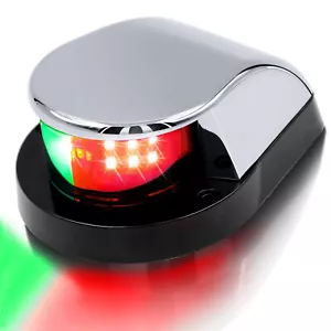 12V LED Boat Yacht Pontoon Bow Port Starboard Navigation Signals Lights Lamp - Picture 1 of 11