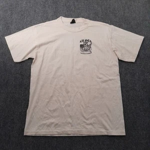 Vintage 90s Olympics T-Shirt Ivory 1996 Atlanta Summer Games Bulldog Sports USA - Bild 1 von 8