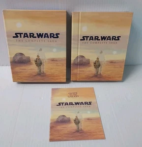 Star Wars Complete Saga Blu-ray 1–6 + 3 Bonus Discs & Guide to the Galaxy Book - Picture 1 of 14