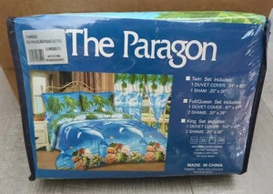 Dolphin Delight full/Queen Duvet Cover 87"x87" & 2 Shams Under the Sea Paragon - Picture 1 of 8