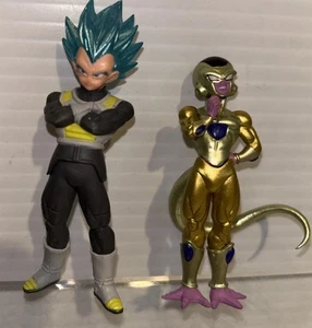 3" BANDAI Dragonball Super S.H.Figuarts Figure SSGSS Vegeta GOLD FRIEZA Japan - Picture 1 of 5