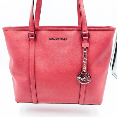 Michael Kors SADY Pink Leather Bag Multifunctional Tote Shoulder 35T7GD4T7L - Image 1 of 4