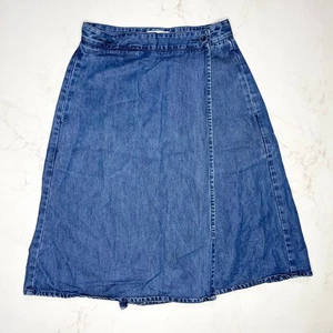 Falda vaquera midi asimétrica para mujer TOAST talla 8 - Imagen 1 de 15