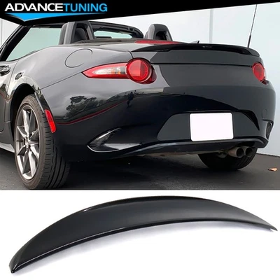 Fits 16-25 Mazda MX5 Miata Performance Style Trunk Spoiler Painted #A3F Black Foto 1 de 4