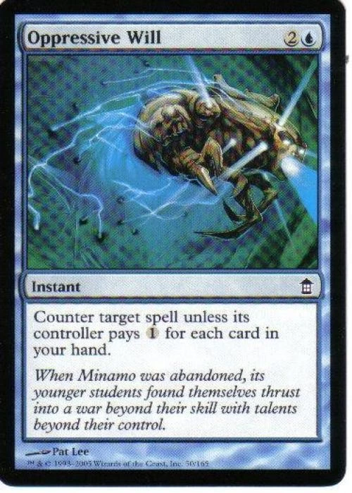 Oppressive Will - Light Play MTG Saviors of Kamigawa - Image 1 of 1