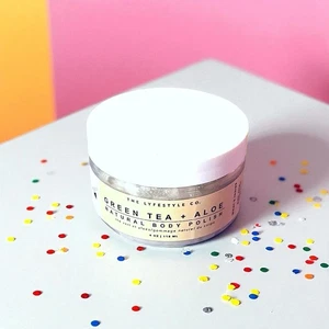 The Lyfestyle Co Natural Green Tea + Aloe Body Polish 4oz Sealed NWOB Exp 1/2024 - Picture 1 of 14