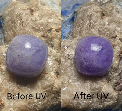 3.55 Crts 天然 Hekmanite 极其罕见的宝石 阿富汗 — 第 1/4 张图片