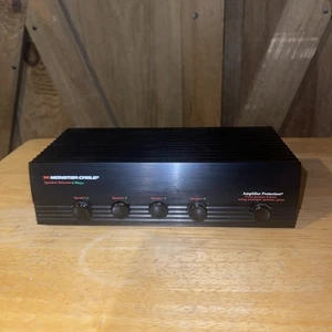 Monster Cable 4-Way Speaker Selector Switch With Amplifier Protection - Picture 1 of 10
