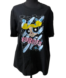 Bubbles Powerpuff Girls Printed 100% Cotton Tshirt Size XL -NEW - Picture 1 of 6