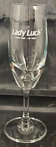 Lady Luck Casino Downtown Las Vegas Champagner Bar Glas - Bild 1 von 4