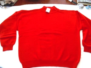 MACY'S Charter Club Damenpullover 100 % Kaschmir rot Stehkragen, Gr. L, neu mit Etikett - Bild 1 von 16