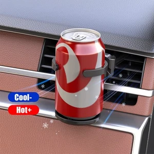 1x Portabotellas de Agua Plegable Negro para Coche Ventilación de Aire Bebida - Imagen 1 de 10