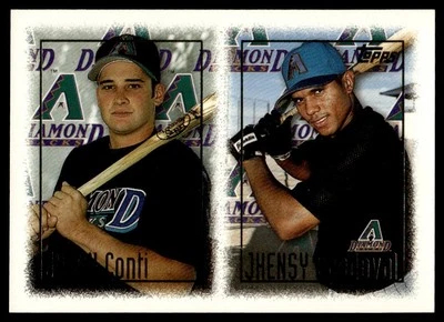 1997 Topps Jason Conti/Jhensy Sandoval Rookie Arizona Diamondbacks #468 - Image 1 of 2