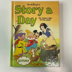 Walt Disney’s Story a Day Autumn Book HC Vintage Childrens Storybook - Picture 1 of 6