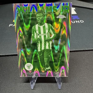 Topps Chrome UEFA 2024-25 NICO WILLIAMS NIGHT VISION RAYWAVE REFRACTOR /225 - Bild 1 von 2