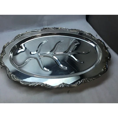 Vintage TOWLE Silver PLATE Meat TRAY #2819 - Image 1 of 4
