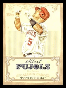 2013 Topps Calling Cards #CC-15 Albert Pujols Los Angeles Angels - Picture 1 of 2