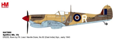 Hobby Master 1/48 HA7860 Spitfire Mk Vb Flt LT Neville Duke East India Pre Order