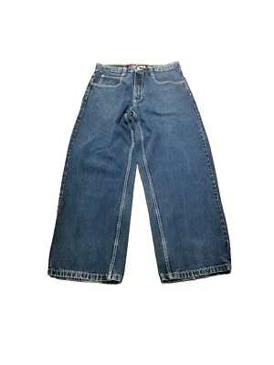 Pantalones de mezclilla Southpole para hombre 34 colección auténtica holgados Y2K hip hop patinador (32 x 30,5) Foto 1 de 4