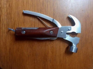 Vintage Sheffield The Hammer Multitool Hammer Knife Screwdriver Saw Case NOS - Picture 1 of 7