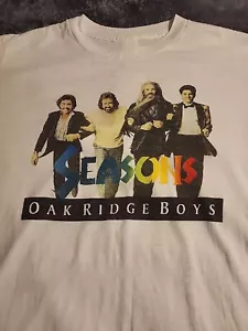 Camiseta The Oak Ridge Boys blanca 100 % algodón talla completa - Imagen 1 de 3
