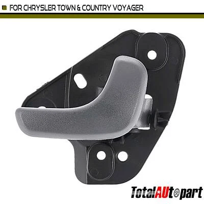 Manija de puerta interior gris para Chrysler Voyager 2001-2003 Dodge pasajero delantero Foto 1 de 4