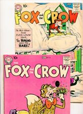The Fox and the Crow #56 and #60 DC National Comics Lot of 2 Books ****