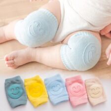 Cute Smiley Baby Knee Pads Safer Crawling for Boys and Girls