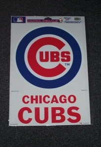CHICAGO CUBS ~ 11x17 Sheet of (2) Ultra Decal Decals for Car Auto Window ~ New! - Picture 1 of 1