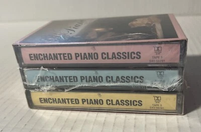 Enchanted Piano Classics S43-56781  Cassette Tapes Sealed 3 PACK - Image 1 of 4