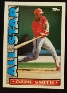 1990 Topps Glossy TV All Stars Team Ozzie Smith #52 - Cardinals - 10+ Ship FREE! - Picture 1 of 1
