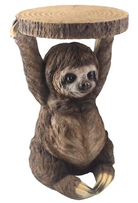 MIDDLE-ENGLAND Kare Style Animal Sloth Side Table 35.5cm Sofa Bedside Plant Stand Home Decor