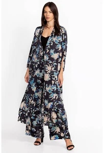 Kimono avvolgente Johnny Was taglia L seta chryssy ~ 100% seta ~ boho - Foto 1 di 4