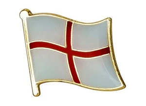 INSIGNIA PRENDEDOR SOLAPA BANDERA INGLATERRA/SAN GEORGE FRANQUEO GRATUITO REINO UNIDO - Imagen 1 de 3