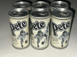 Pete Rose * SIGNIERT * 1978 Getränke mit Schokoladengeschmack 6 Stück leere Dosen * RAR - Bild 1 von 7