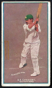 SNIDERS & ABRAHAMS - CRICKETERS IN ACTION - S E GREGORY, NEW SOUTH WALES - Picture 1 of 2