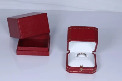 Alianza de boda Cartier Trinidad anillo oro blanco talla 59 con caja certificado recibo Foto 1 de 4