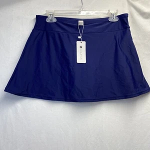 Falda de natación Holipick cintura alta con calzoncillo incorporado para mujer grande azul control de barriga - Imagen 1 de 10