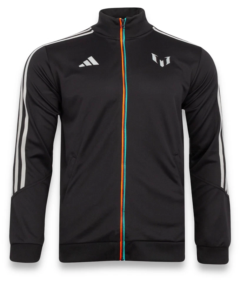 Chaqueta de entrenamiento/pista Adidas Messi - Nueva con etiquetas para hombre XL negra/multi - #44369-B1 Foto 1 de 1