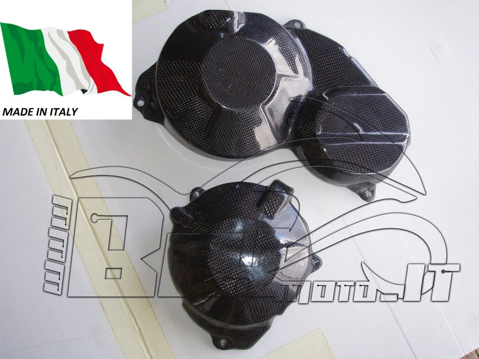 KIT PARACARTER COPRI CARTER MOTORE CARBONIO  HONDA CBR 600RR 2003 2004 2005 2006 - Imagen 1 de 4