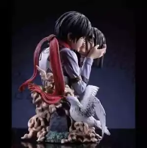 Eren Mikasa Eren Jaeger Attack on Titan Busto Estatua GK Ornamento Figura Modelo - Imagen 1 de 8