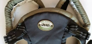 Kolcraft Jeep Baby Traveler Backpack Black Padded Snap Buckles Exclnt Cond - Picture 1 of 8