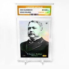 CHESTER ARTHUR Card 2023 GleeBeeCo Holo Figures #CHAR-L Limited to /49