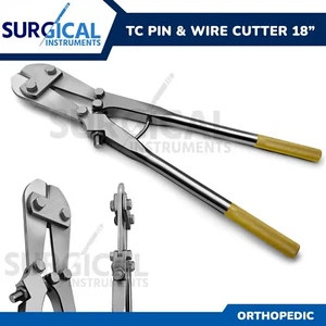 Cortador de alambre y pasador T/C de 18,5"" corte lateral con perno ajustable veterinario alemán G. - Imagen 1 de 9