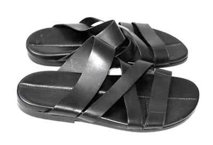 Angesagte edel sportl. HUGO BOSS Voll Leder Sandalen Pantoletten 40,5 -41 s.Maße - Bild 1 von 14