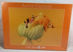 Anne Geddes Baby Bumblebee on Pumpkin Flower Jigsaw - 1000 Pieces NEW And Sealed - Picture 1 of 4