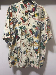 Vintage UTY Hawaiian Themed Shirt Men’s Size 2XL - Excellent Condition - Picture 1 of 10